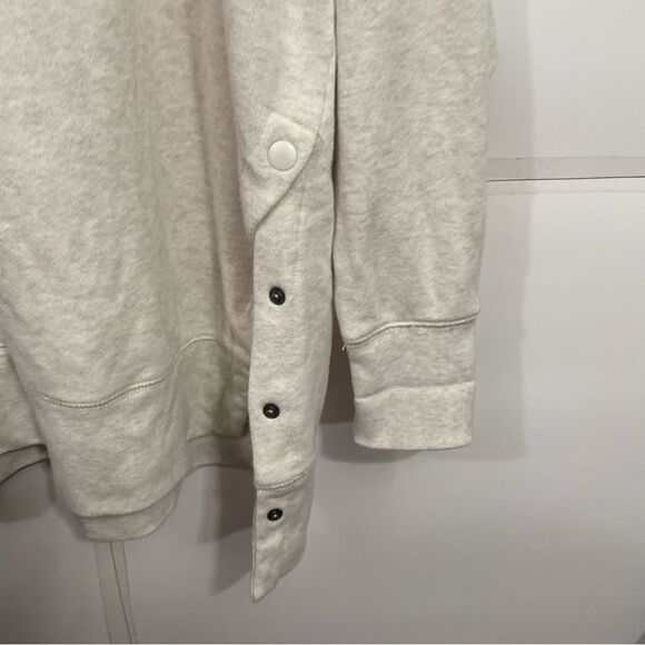 Aerie Cream Pullover Oversized Hoodie Sweatshirt - Picture 3 of 5